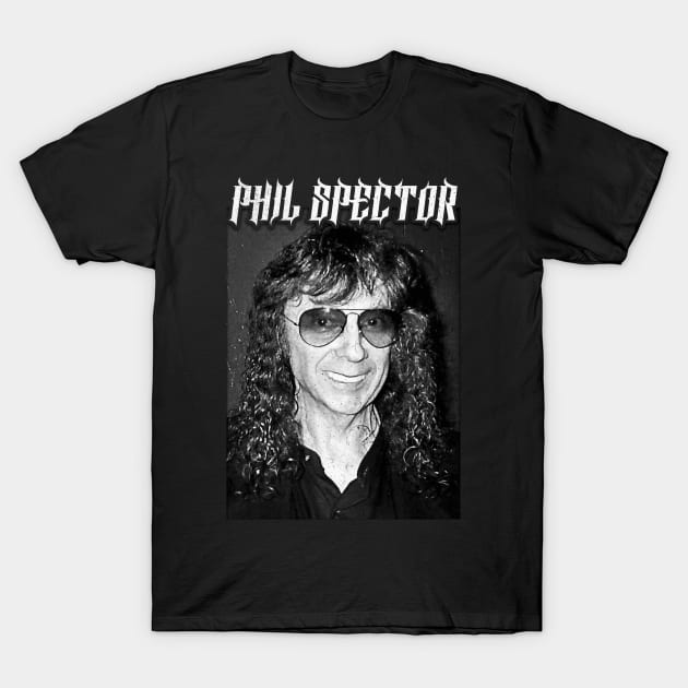 Phil Spector  †† Vintage Look Vintage Aesthetic Design T-Shirt by unknown_pleasures